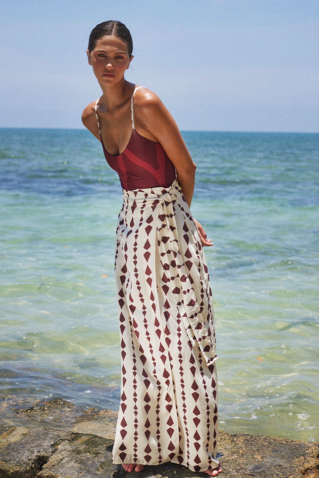 Vestido de Baño Enterizo Mila Red Mollis