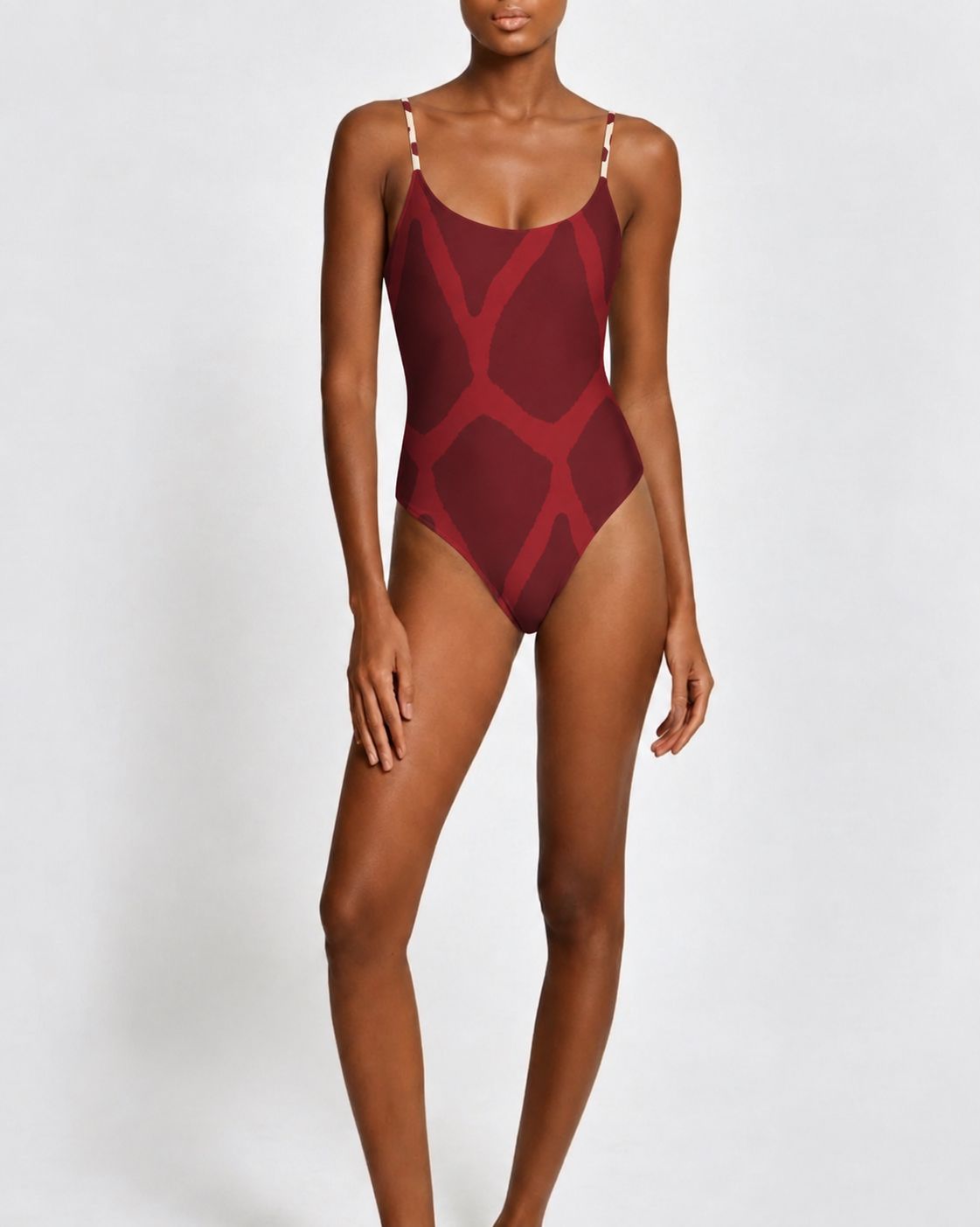 Vestido de Baño Enterizo Mila Red Mollis