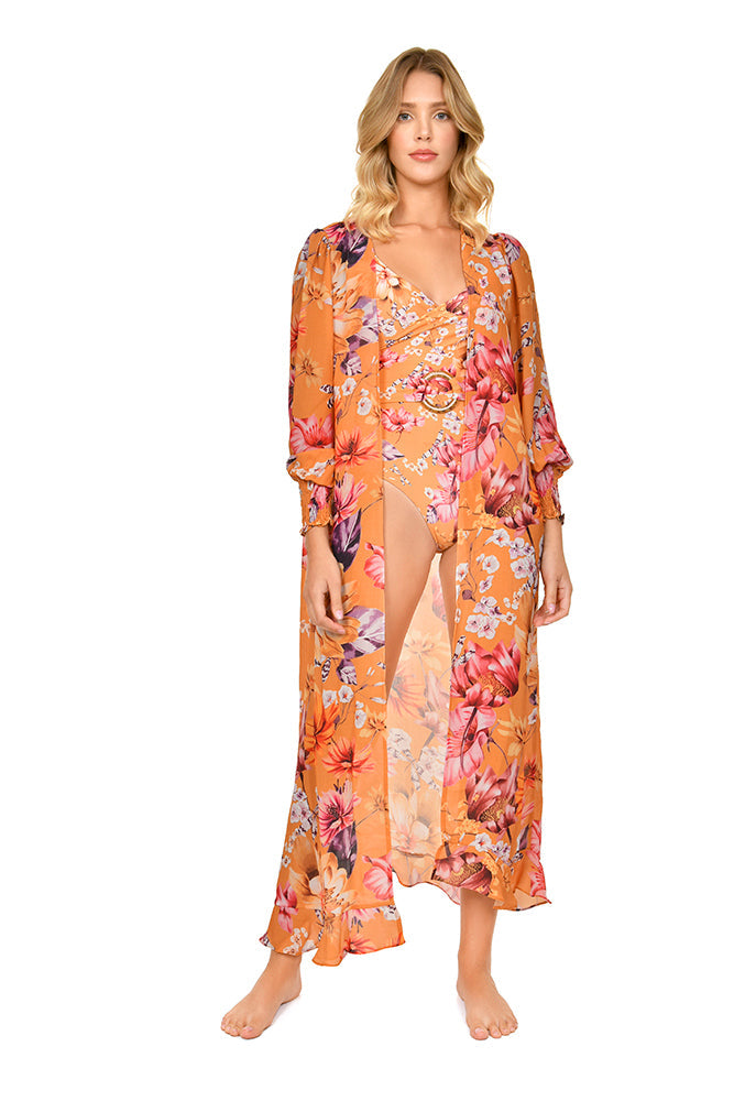 Sade Mostaza Kimono encantadore