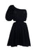 Sabina Black Linen Mini Dress