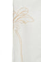 Dela Ivory Embroidered Linen Cover